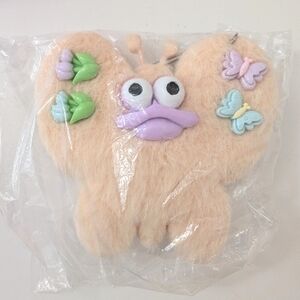 Mini Pastel Butterfly Monster Soft Mascot Keychain Trinket